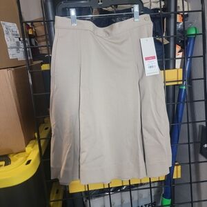 Elegant Beige Girl's Skirt